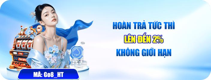 Hoàn trả cược Go8 lên đến 2%